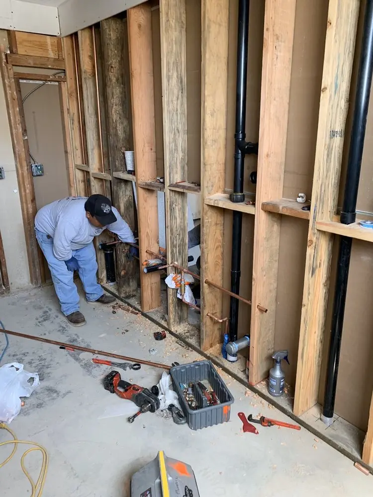 Commercial rough-in plumbing for Gas Line Repair in Harbor View